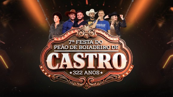 7ª Festa do Peão de Boiadeiro de Castro - Pratas da casa são destaque na programação